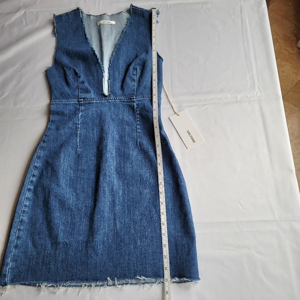 NWT GRLFRND "Estelle" Denim Dress - size XS - Picture 8 of 10